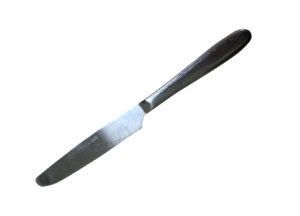 нож столовый серебро